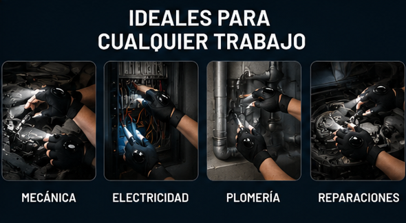 Guantes con Linterna LED Integrada — Tus Manos Iluminadas Siempre 🖐️🔦